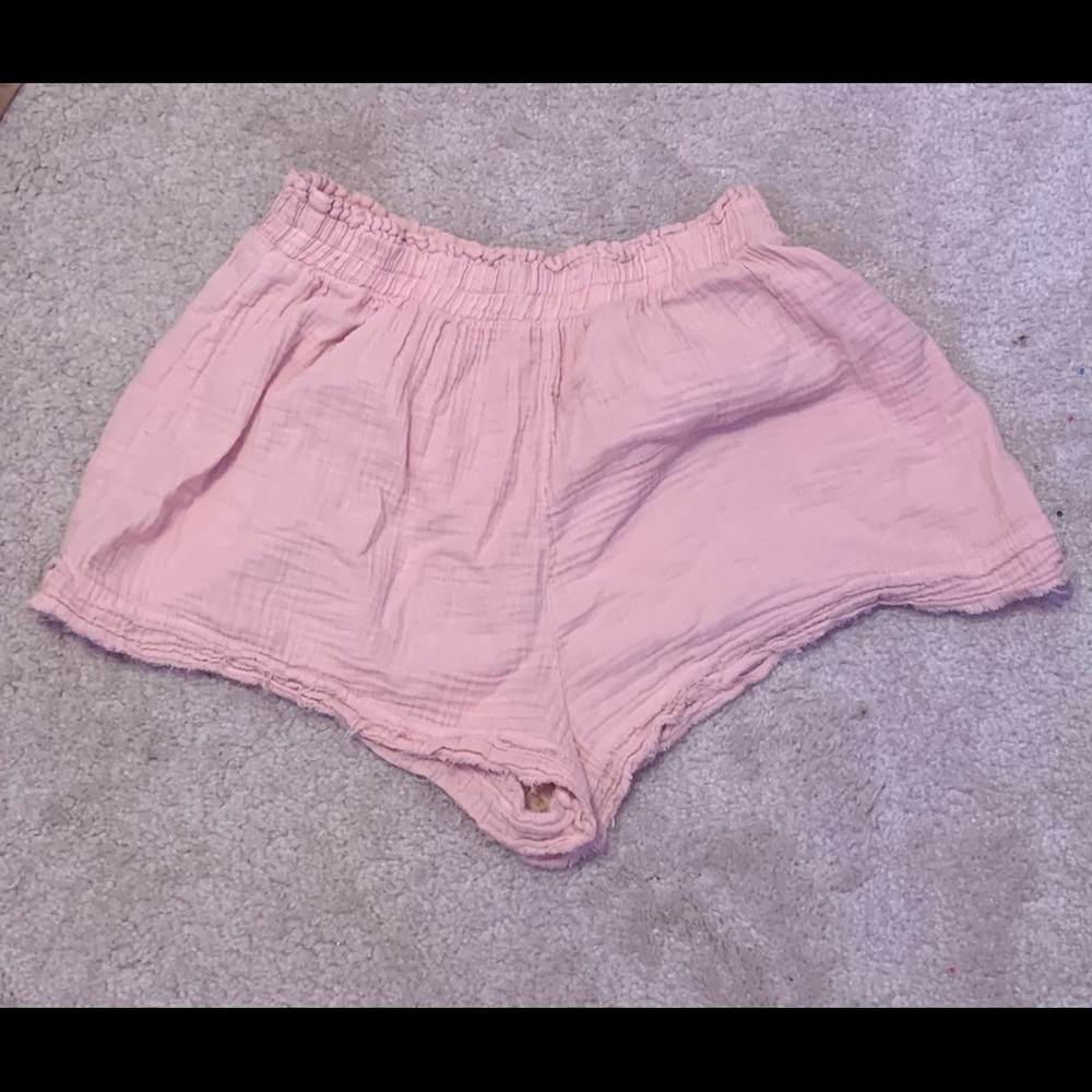 Large pink shorts